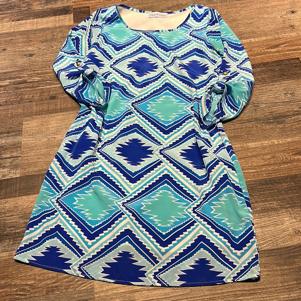 Aqua Dress